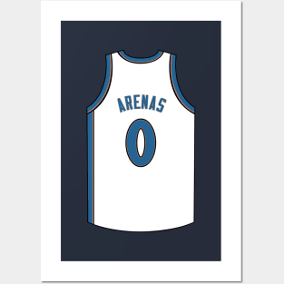 Gilbert Arenas Washington Jersey Qiangy Posters and Art